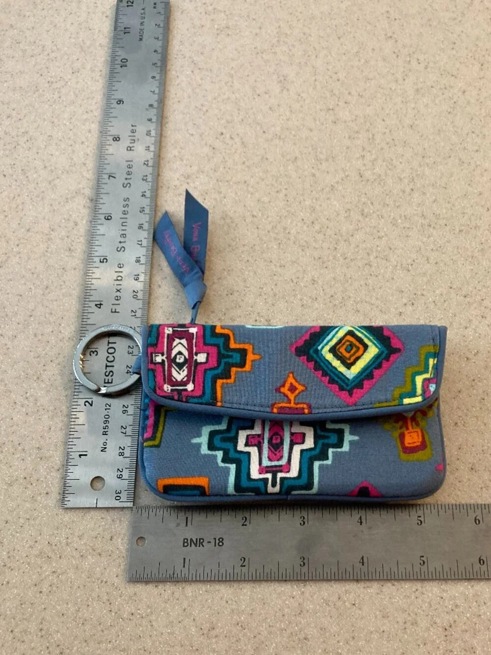 Vera Bradley Zip ID Case Coin Purse in Painted Medallions